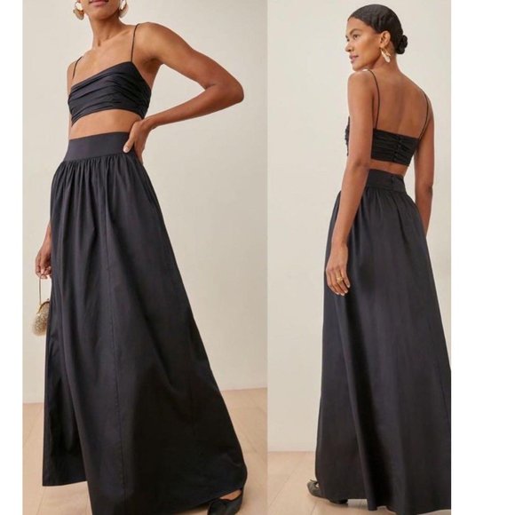 Reformation Dresses & Skirts - Reformation Carlow Two Piece Dress - Black